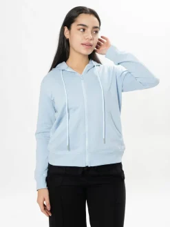 Active Hoodie Con Cierre y Capucha