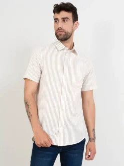Camisa Regular Fit Manga Corta