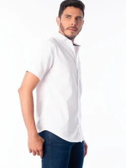 Camisa Regular Fit Manga Corta