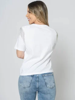 Camiseta Aplique Glitz