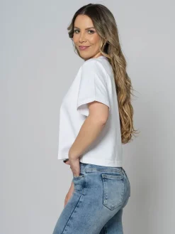 Camiseta Boxy Estampada