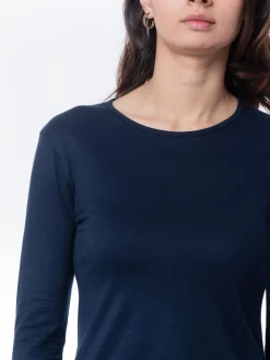 Camiseta Básica Cuello Redondo Manga Larga