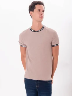Camiseta en Tejido Waffle