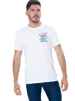 Camiseta Manga Corta Stitch Love Disney