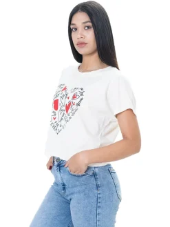 Camiseta Manga Incluida Estampada