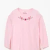 Camiseta Manga Larga Bordada Kids