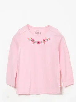 Camiseta Manga Larga Bordada Kids