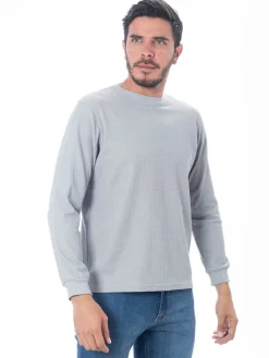 Camiseta Manga Larga Waffle
