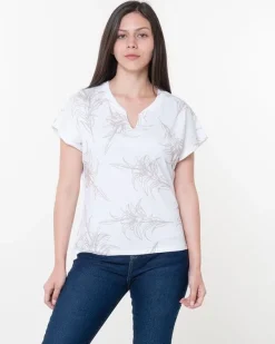 Camiseta Mao V Estampada