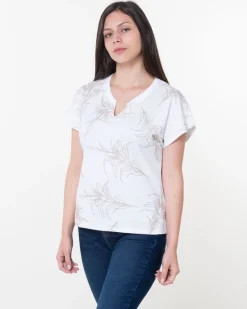 Camiseta Mao V Estampada