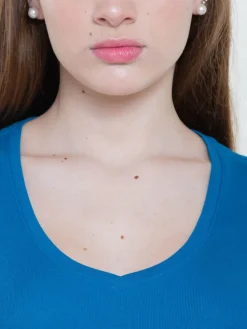 Camiseta Rib Cuello V