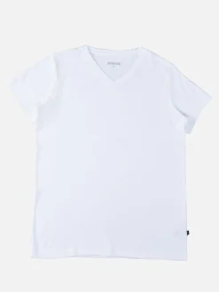 Camiseta Rib Slim Cuello V