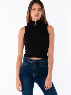 Crop Top Sin Mangas