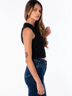Crop Top Sin Mangas