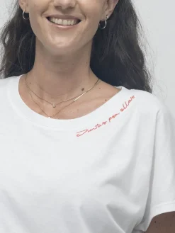 Juntas X Ellas Camiseta Manga Incluida Bordada