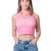 Polo Crop Top