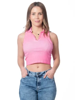 Polo Crop Top