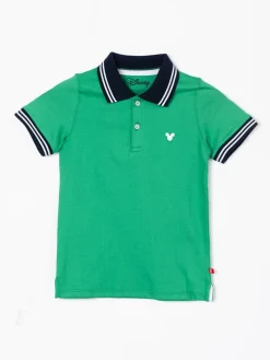 Polo List Disney Kids Verde Mickey Bord