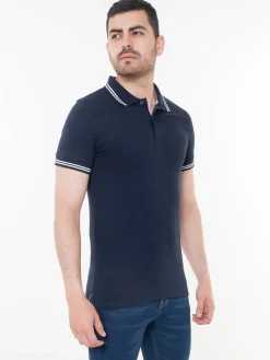 Polo Slim Aplique Logo