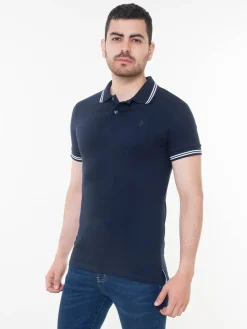 Polo Slim Aplique Logo