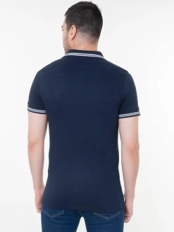 Polo Slim Aplique Logo