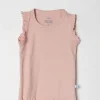 Top Vuelo Encarrujado Kids Rosado